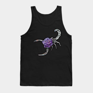 scorpion with a flower head Tank Top